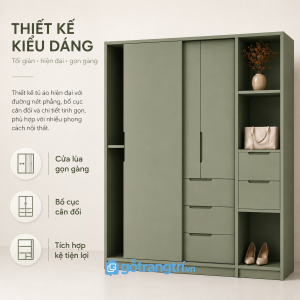 Thiết kế hiện đại, tối giản nhưng vẫn nổi bật