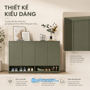 Thiết kế hiện đại, tối giản và dễ ứng dụng