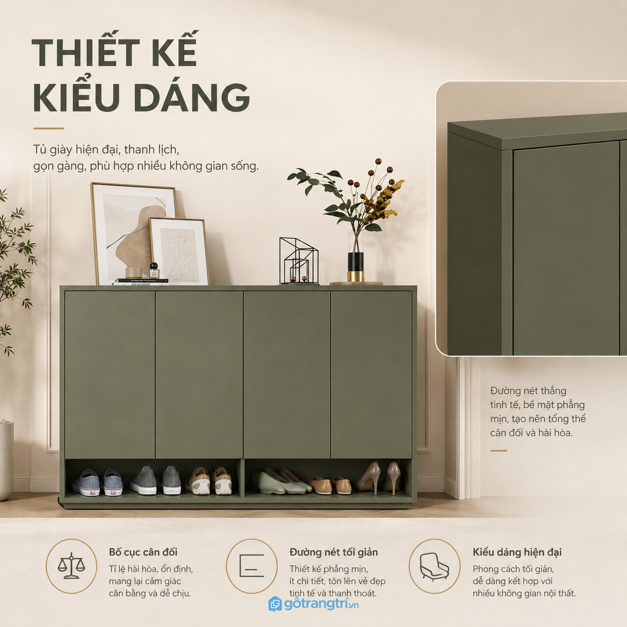 Thiết kế hiện đại, tối giản và dễ ứng dụng Thiết kế hiện đại, tối giản và dễ ứng dụng