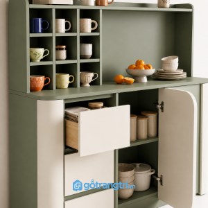Thiết kế hiện đại với các đường bo cong mềm mại