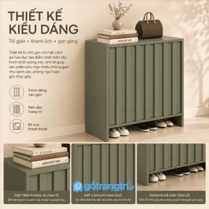 Thiết kế hiện đại với điểm nhấn nan dọc tinh tế