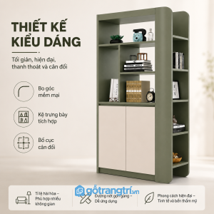 Thiết kế hiện đại với đường nét mềm mại