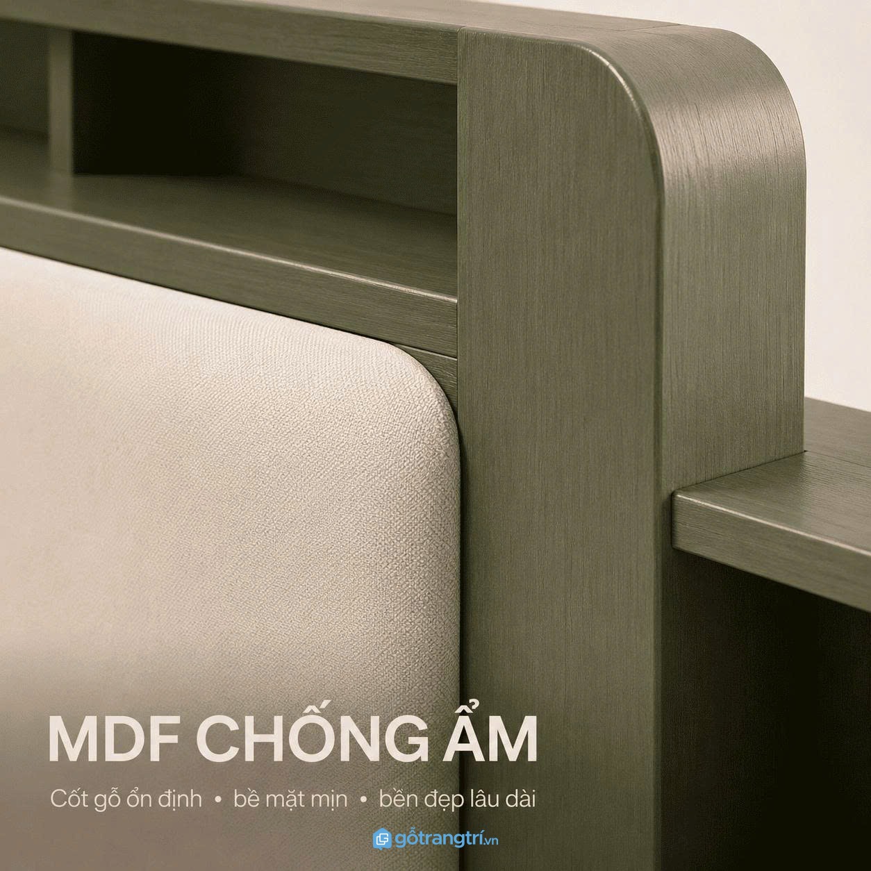 Thiết kế hiện đại với đường nét mềm mại