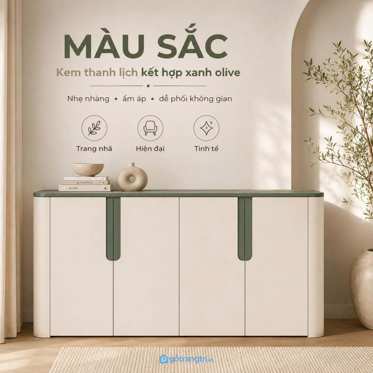 Thiết kế hiện đại với đường nét tinh giản