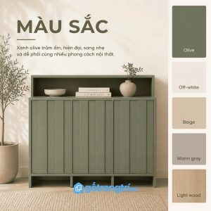 Thiết kế nan dọc tạo điểm nhấn hiện đại