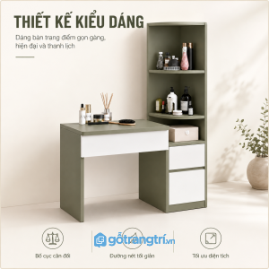 Thiết kế tích hợp giúp tiết kiệm diện tích