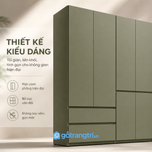Thiết kế tối giản phù hợp xu hướng nội thất hiện đại