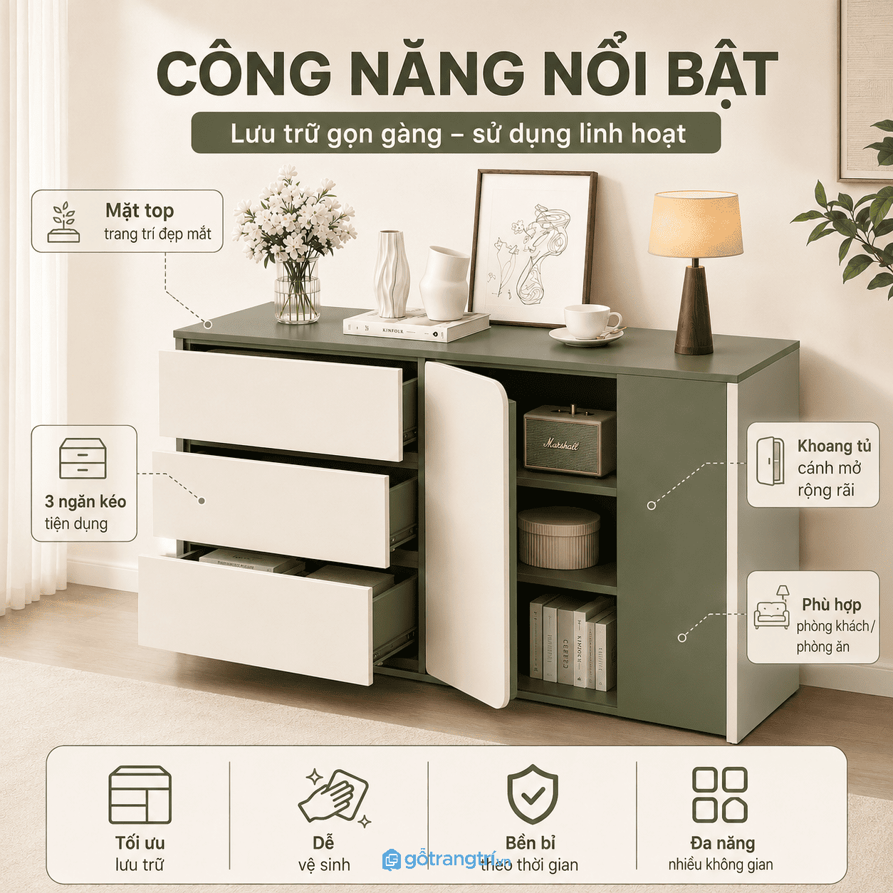 Tối ưu lưu trữ với nhiều khoang chứa Tối ưu lưu trữ với nhiều khoang chứa