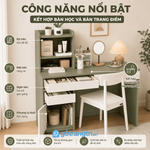 Tối ưu lưu trữ với nhiều ngăn tiện dụng