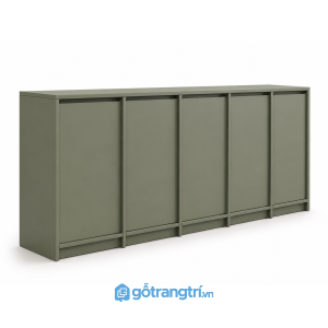 Tủ buffet màu xanh olive cánh phẳng hiện đại GHS-5044 - 2000x350x900mm - Xanh olive - GHS-5044