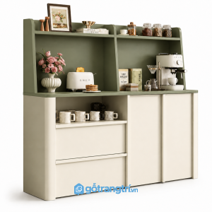 Tủ Buffet Màu Xanh Olive Phong Cách Hiện Đại GHS-5014 - hình ảnh thực tế 1
