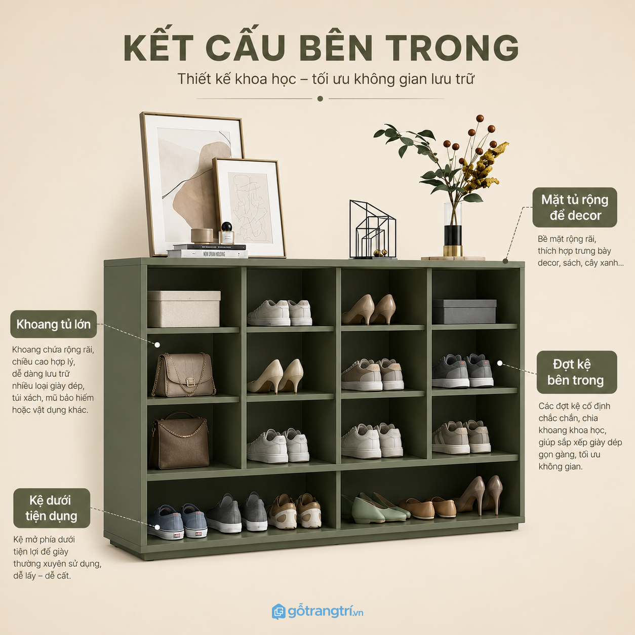 Tủ Giày Màu Xanh Olive Cánh Phẳng Hiện Đại GHS-5047 - hình ảnh thực tế 1 Tủ Giày Màu Xanh Olive Cánh Phẳng Hiện Đại GHS-5047 - hình ảnh thực tế 1