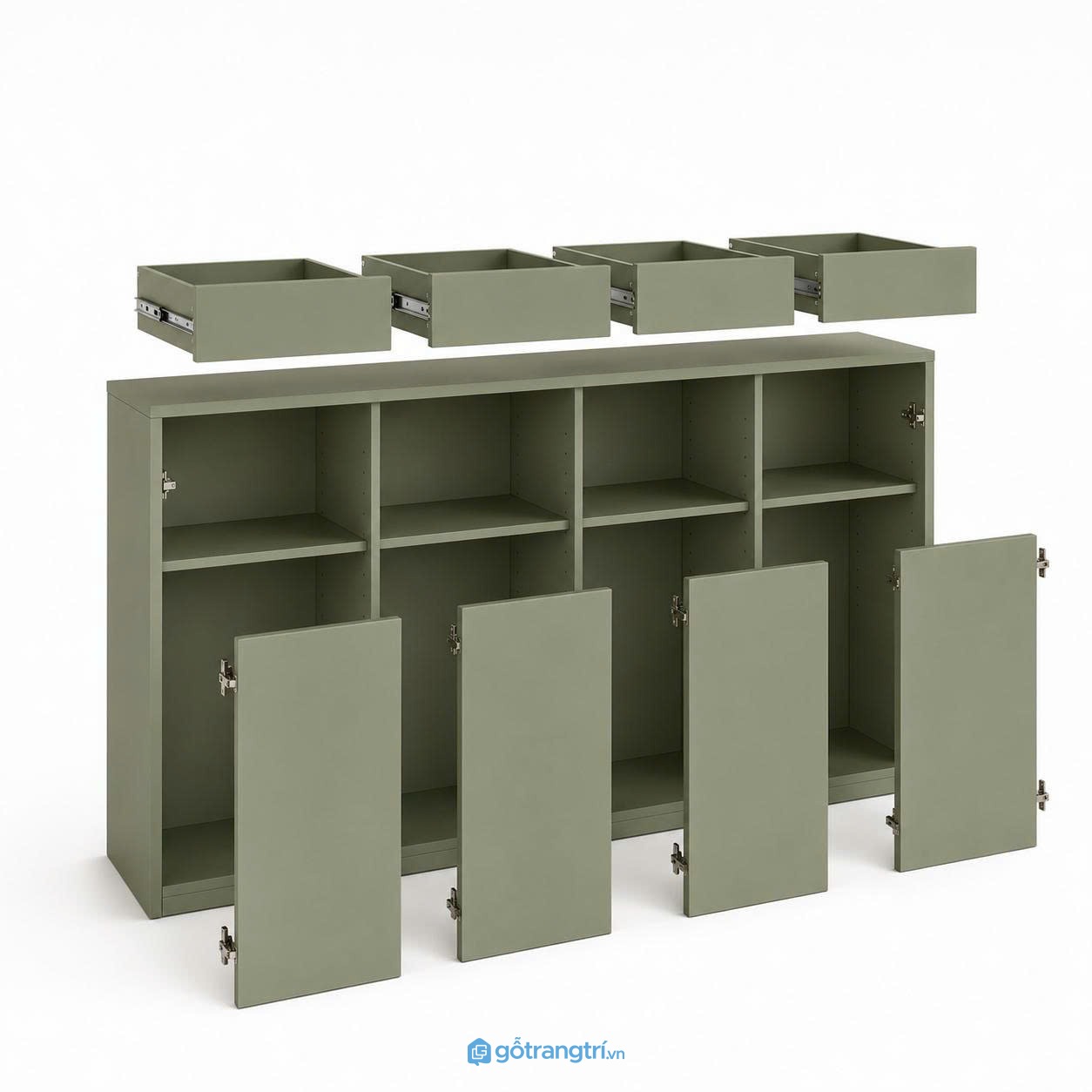 Tủ giày màu xanh olive hiện đại nhiều ngăn lưu trữ GHS-5025 - hình ảnh thực tế 1 Tủ giày màu xanh olive hiện đại nhiều ngăn lưu trữ GHS-5025 - hình ảnh thực tế 1