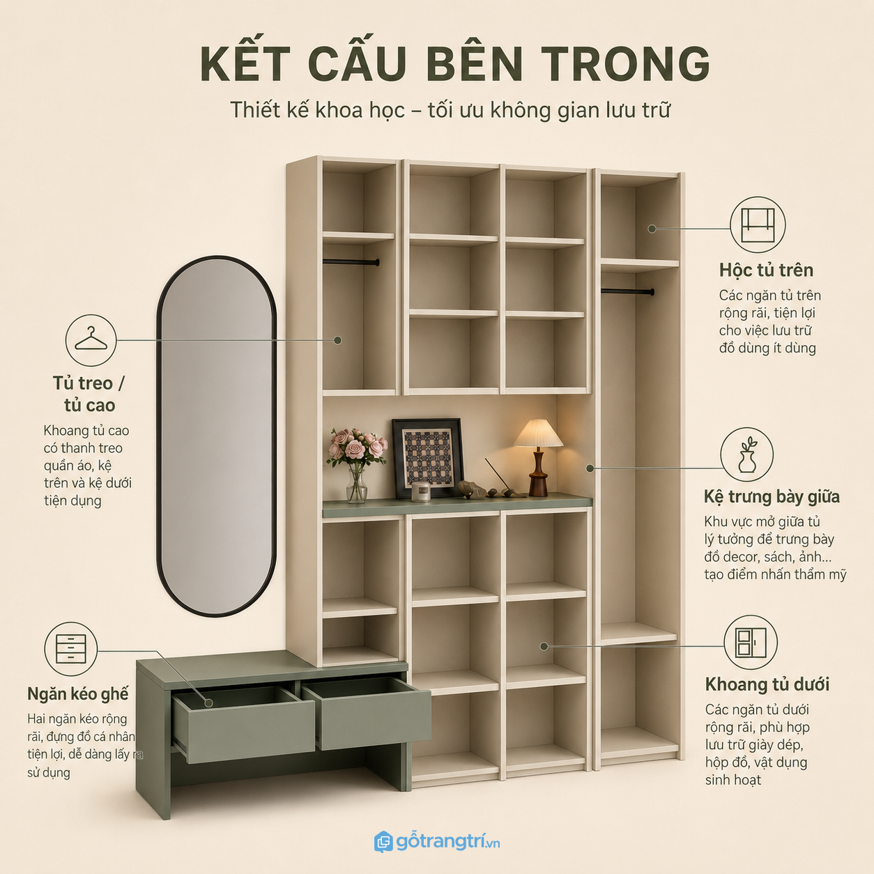 Tủ giày màu xanh olive kịch trần hiện đại GHS-5039 - hình ảnh thực tế 1 Tủ giày màu xanh olive kịch trần hiện đại GHS-5039 - hình ảnh thực tế 1