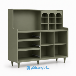 Tủ Lưu Trữ Đa Năng Màu Xanh Olive GHS-5023 - hình ảnh thực tế 1