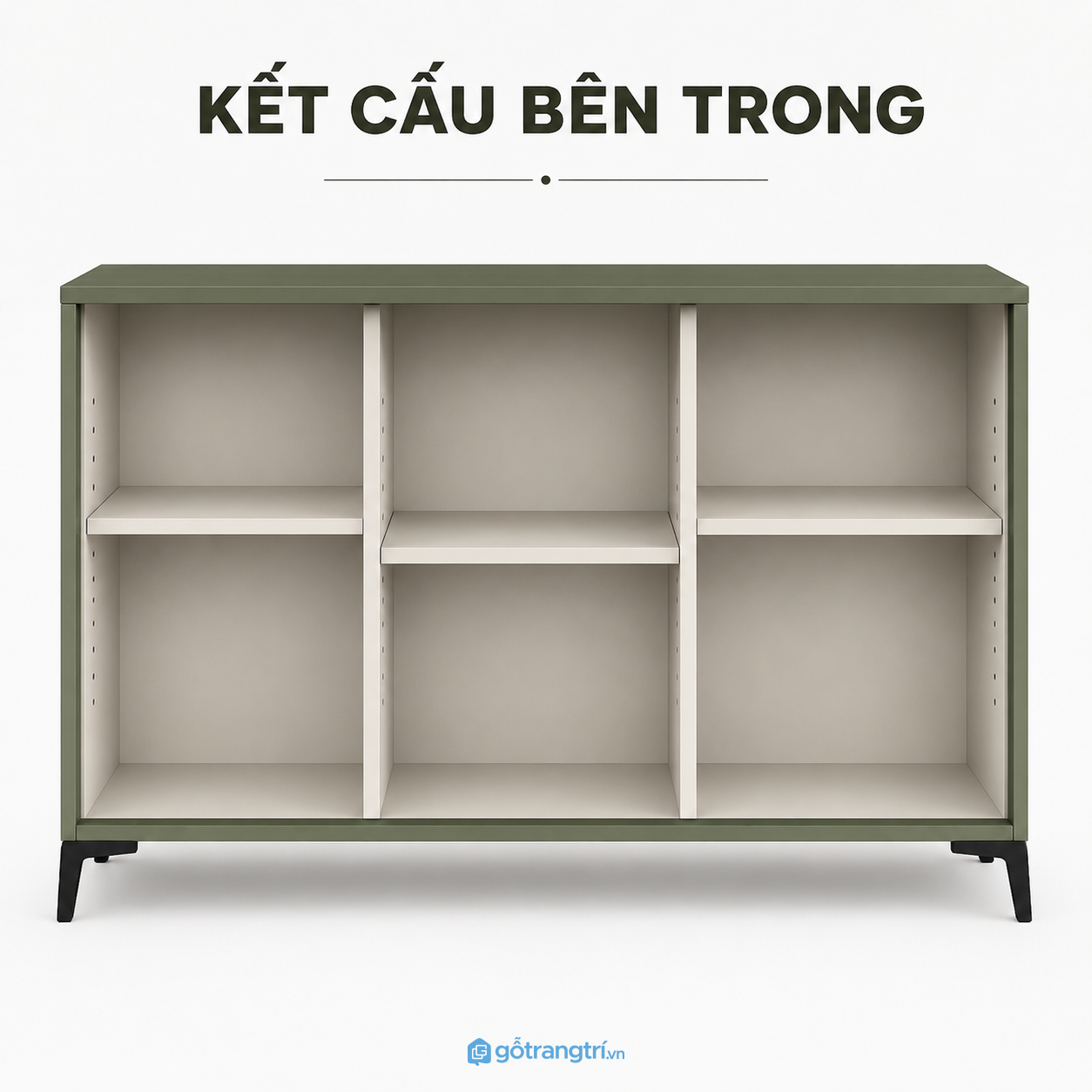 Tủ Sideboard Màu Xanh Olive Hiện Đại GHS-5050 - hình ảnh thực tế 1 Tủ Sideboard Màu Xanh Olive Hiện Đại GHS-5050 - hình ảnh thực tế 1