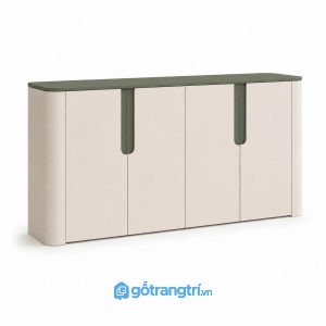 Tủ trang trí phòng khách màu kem xanh hiện đại GHS-5053 - 1800x400x800mm - Xanh olive - GHS-5053