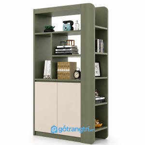 Tủ trang trí phòng khách màu xanh olive hiện đại GHS-5045 - 200x35x90cm - Xanh olive - GHS-5045