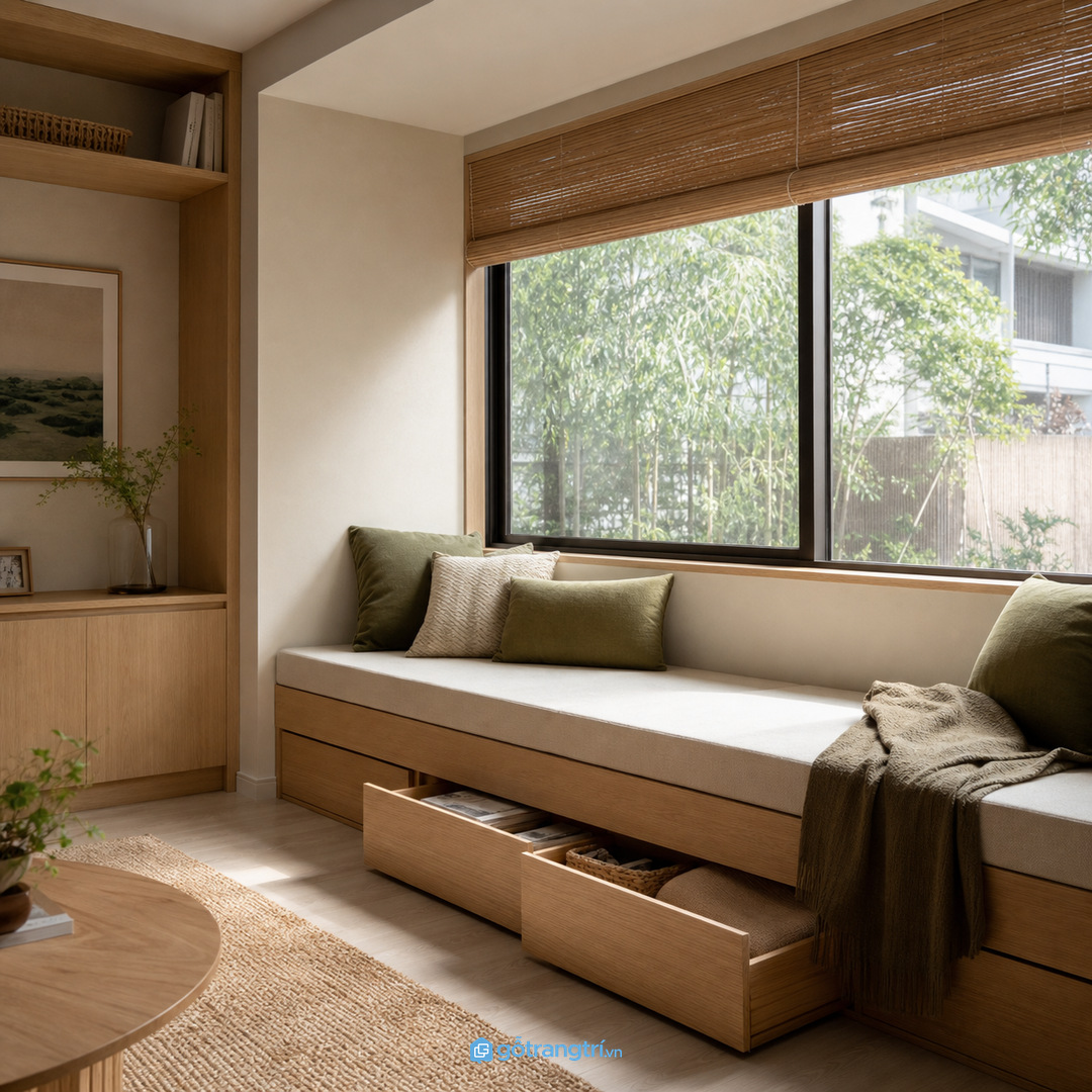 Hốc cửa sổ thường bị bỏ phí dù có ánh sáng đẹp