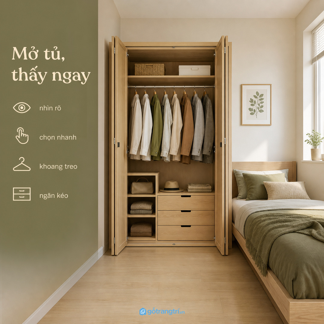 Lối đi cạnh giường thường là điểm nghẽn lớn nhất