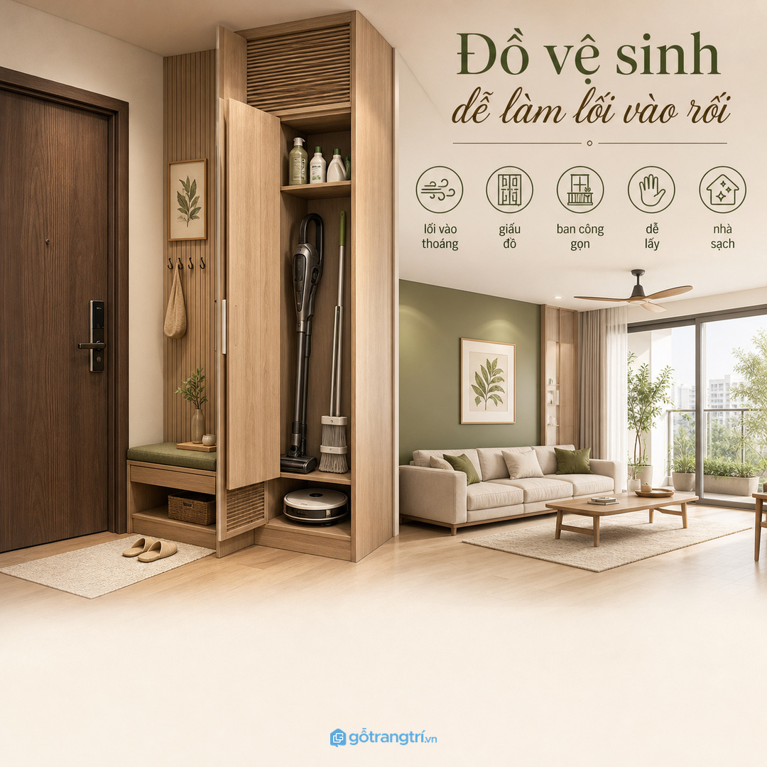 Đồ vệ sinh đặt tạm dễ làm lối vào chung cư bị rối