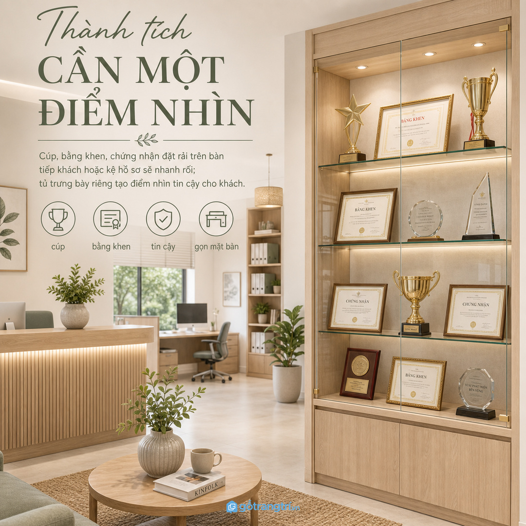 Thành tích cần một điểm nhìn rõ ràng trong văn phòng nhỏ