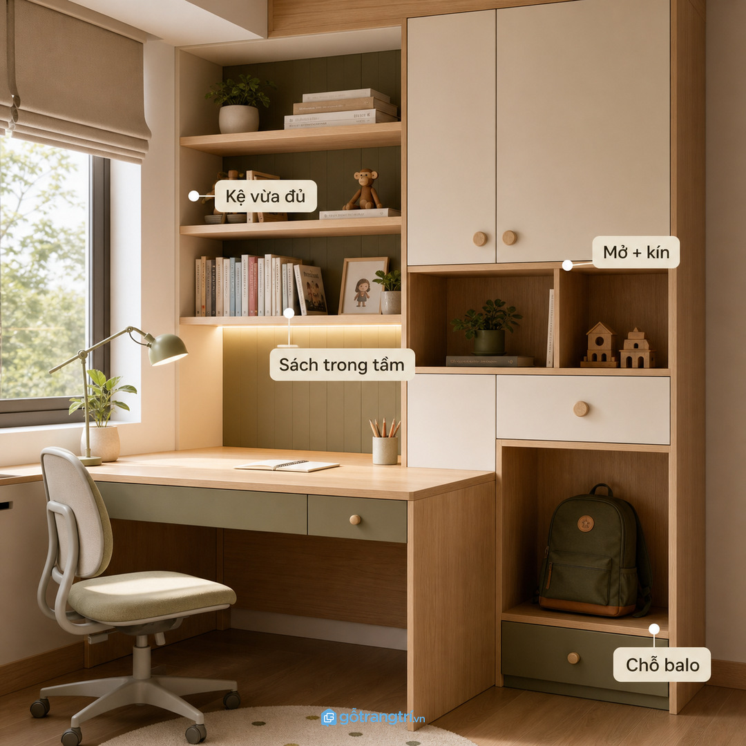 Ánh sáng và hướng ngồi quyết định cảm giác yên ổn