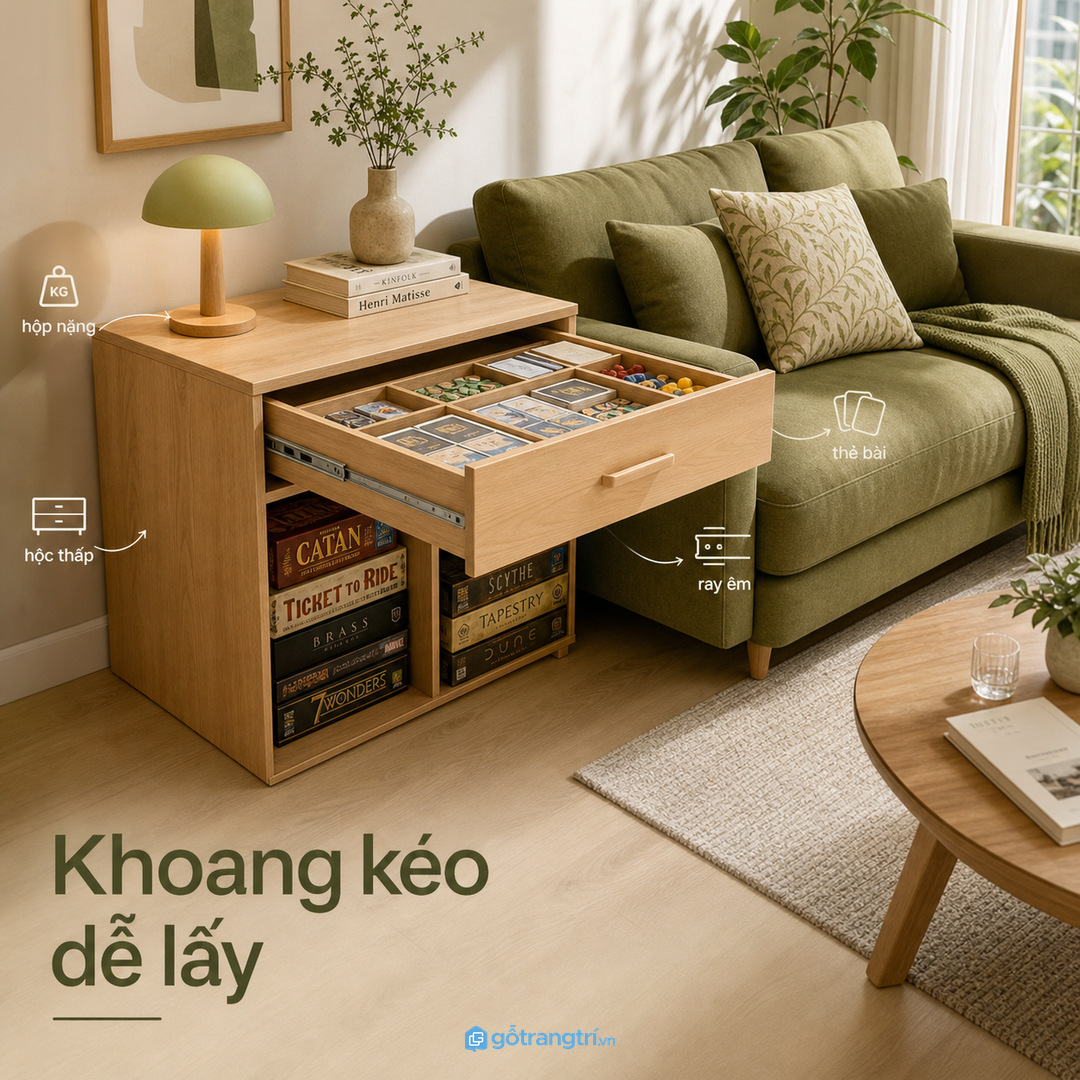Đồ chơi nhiều chi tiết cần khoang riêng để không thất lạc