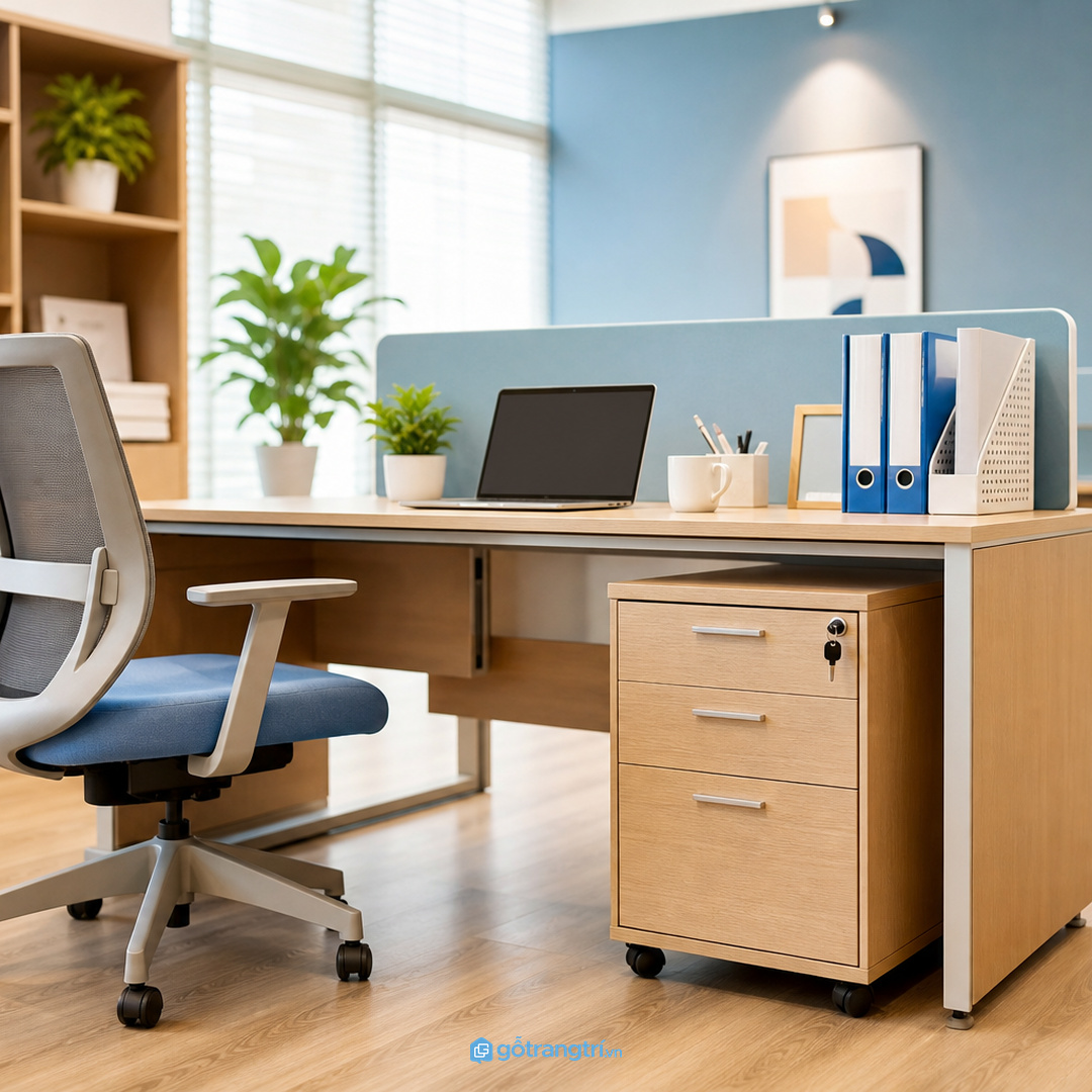 Bánh xe giúp thay đổi bố trí mà không phải bê vác