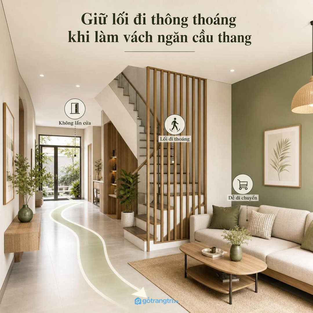 Giữ lối đi thông thoáng quan trọng hơn làm vách thật kín