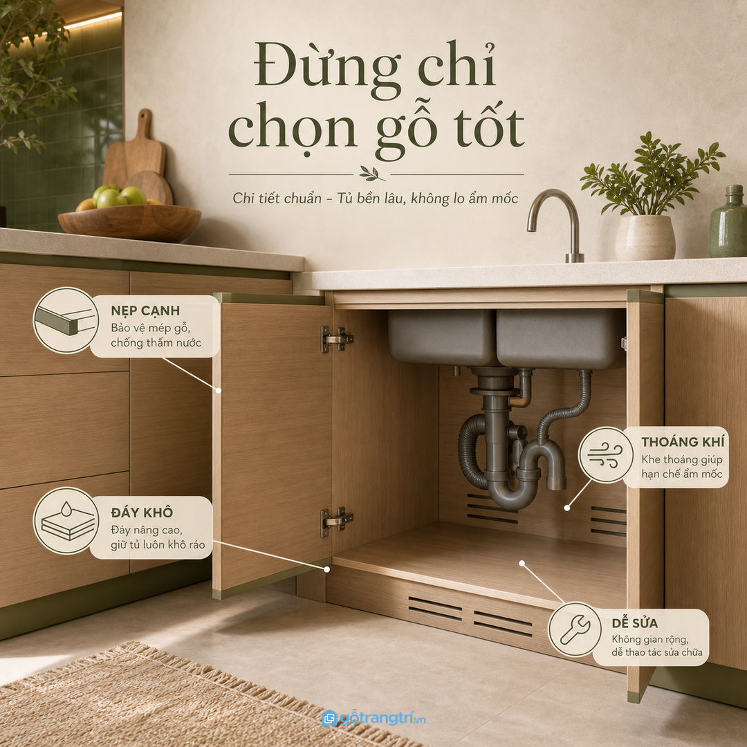 Điều thường hiểu sai là cứ dùng gỗ tốt thì sẽ bền