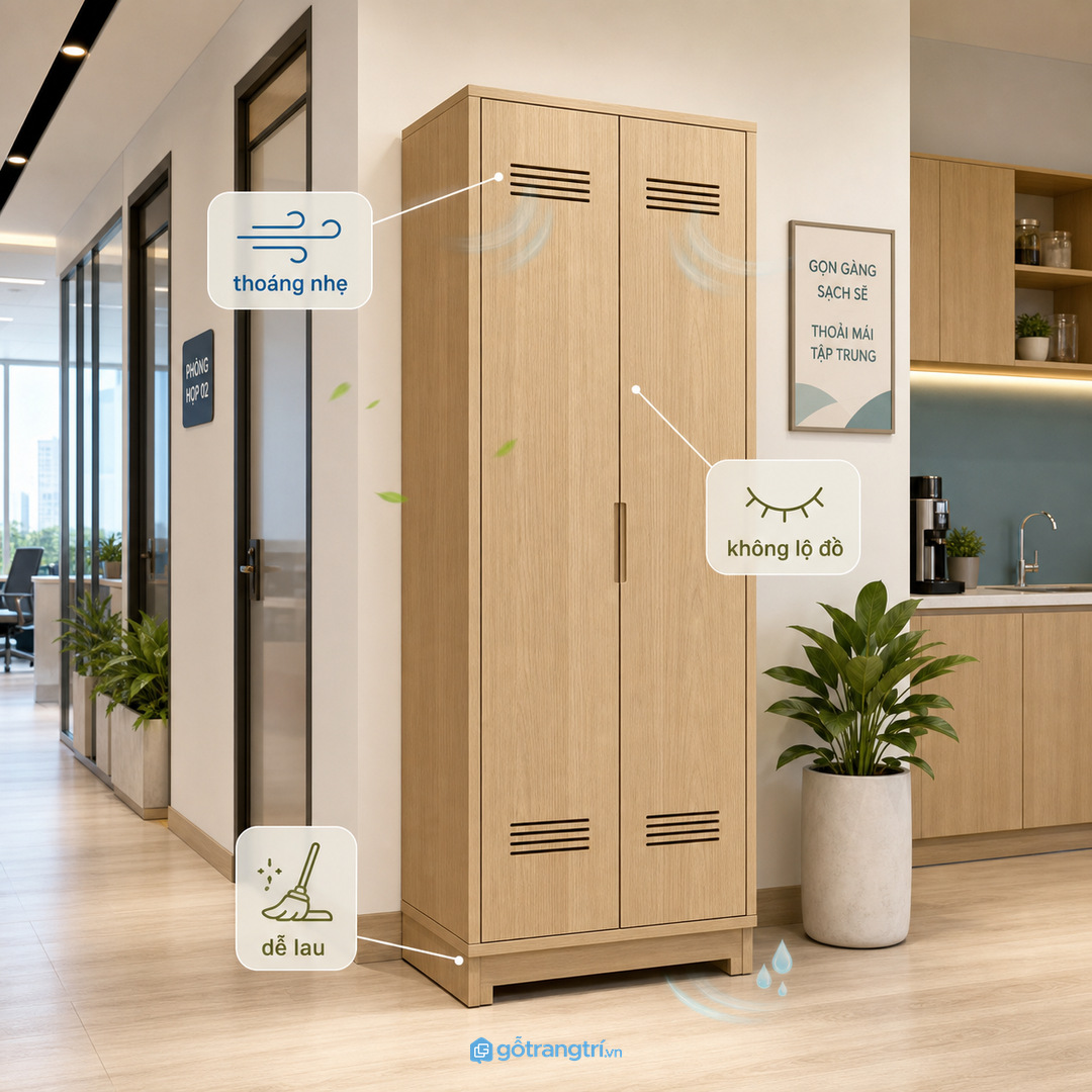 Hiểu sai thường gặp là tủ vệ sinh chỉ cần càng kín càng tốt