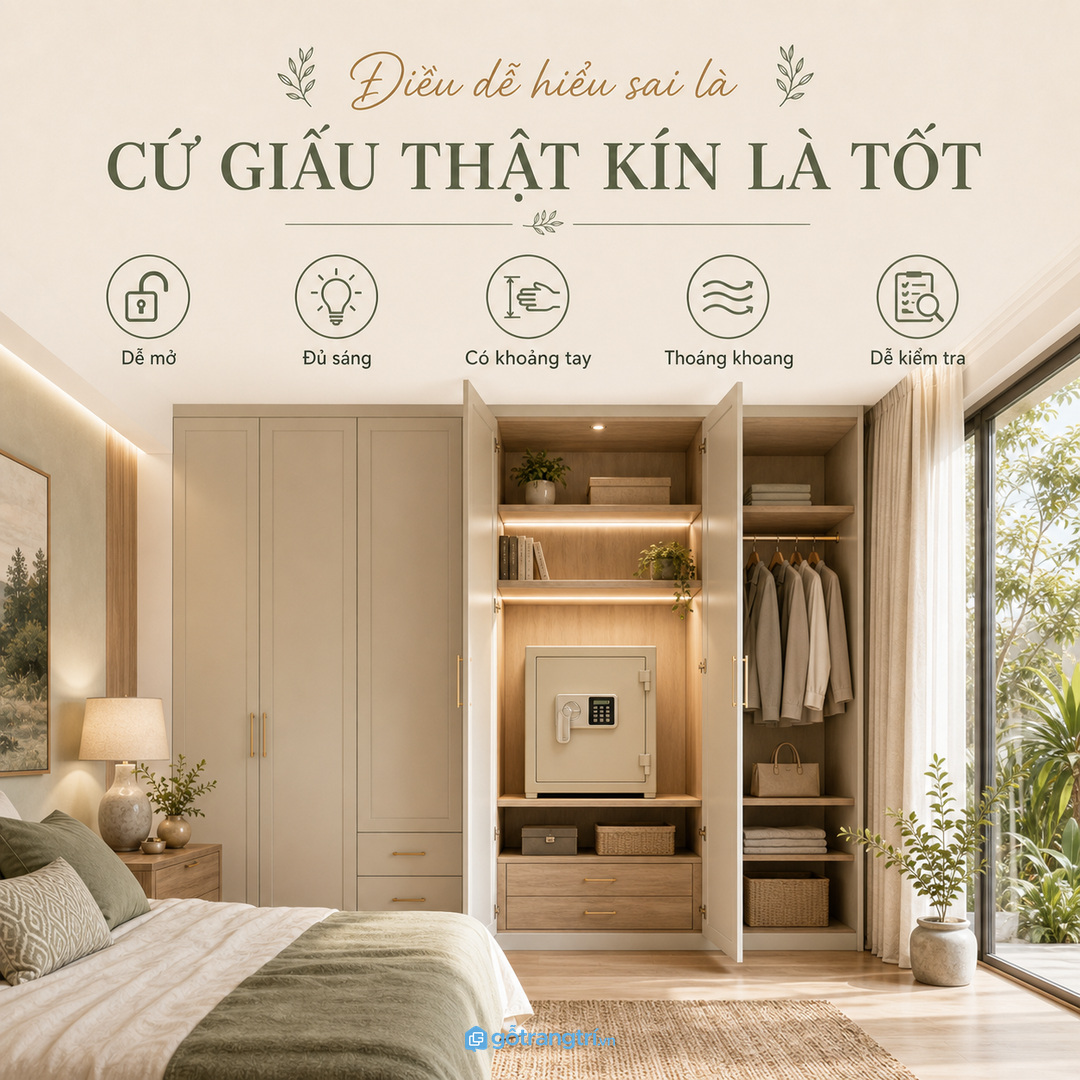 Điều dễ hiểu sai là cứ giấu thật kín là tốt