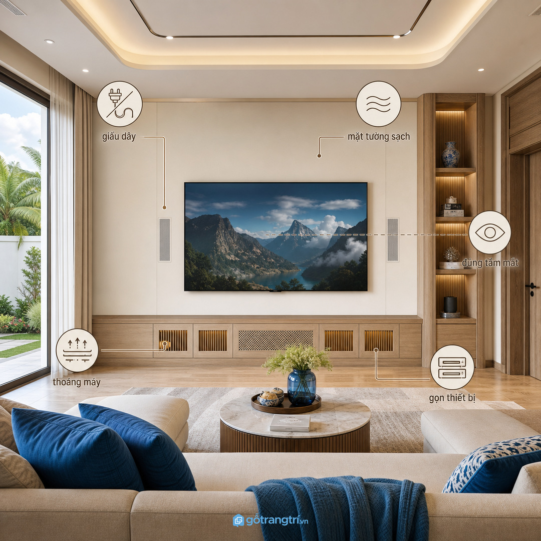 Khoang thiết bị cần thoáng khí để máy bền và dùng ổn định