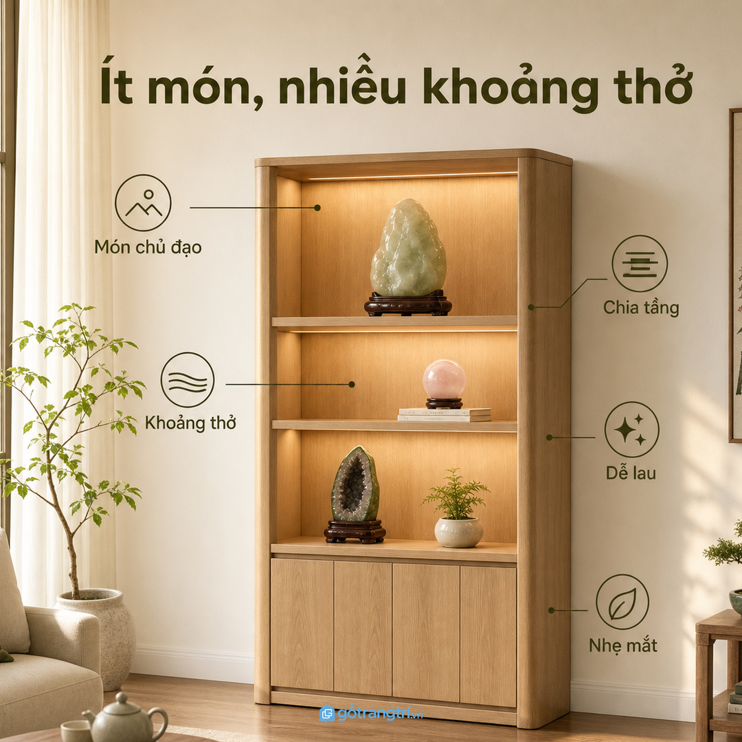 Không phải cứ trưng thật nhiều món là tốt