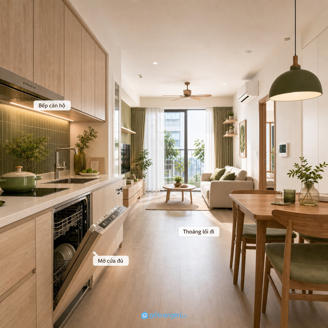 Chọn máy theo số người dùng và kích thước khoang tủ thật