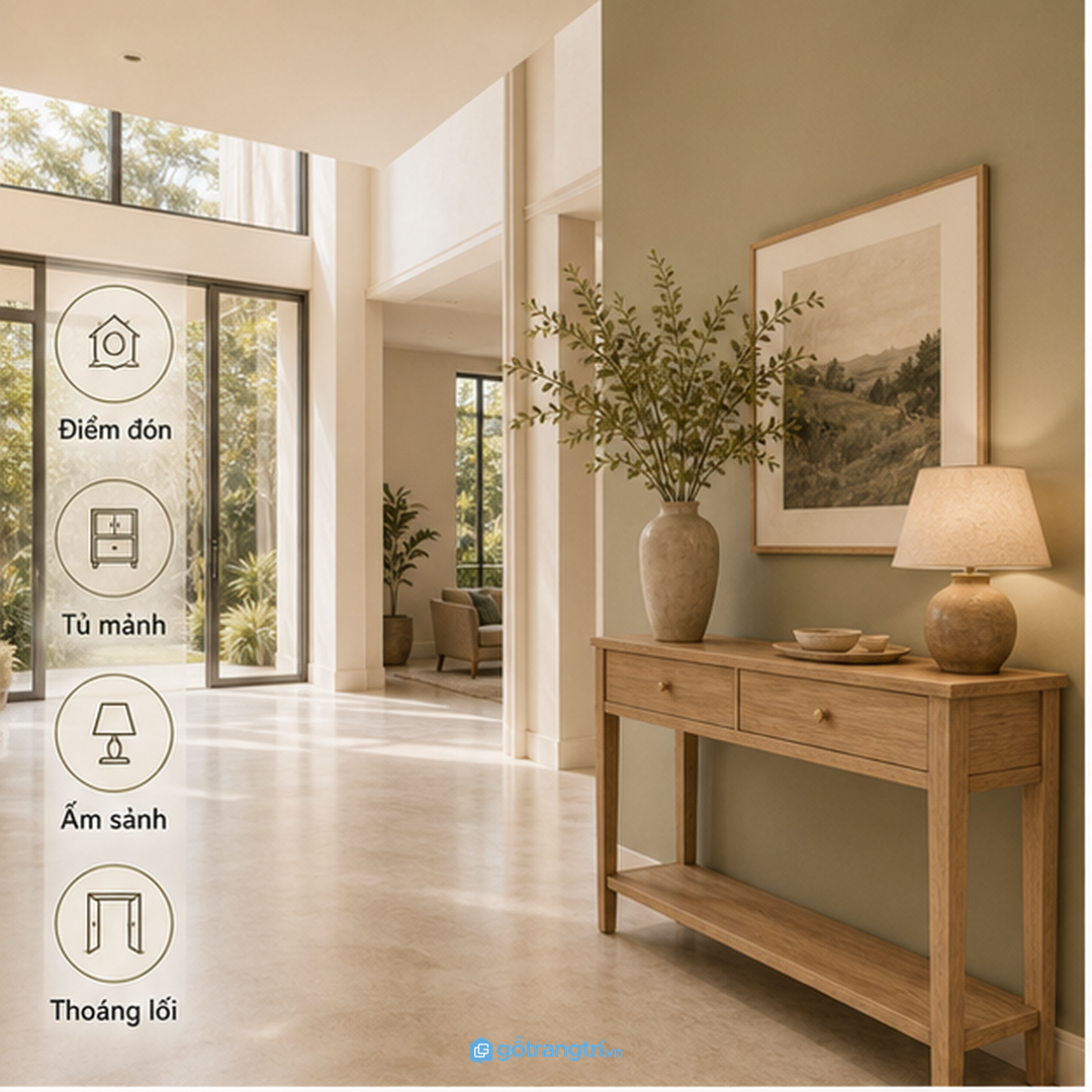 Đo chiều rộng lối đi trước khi chốt chiều sâu tủ
