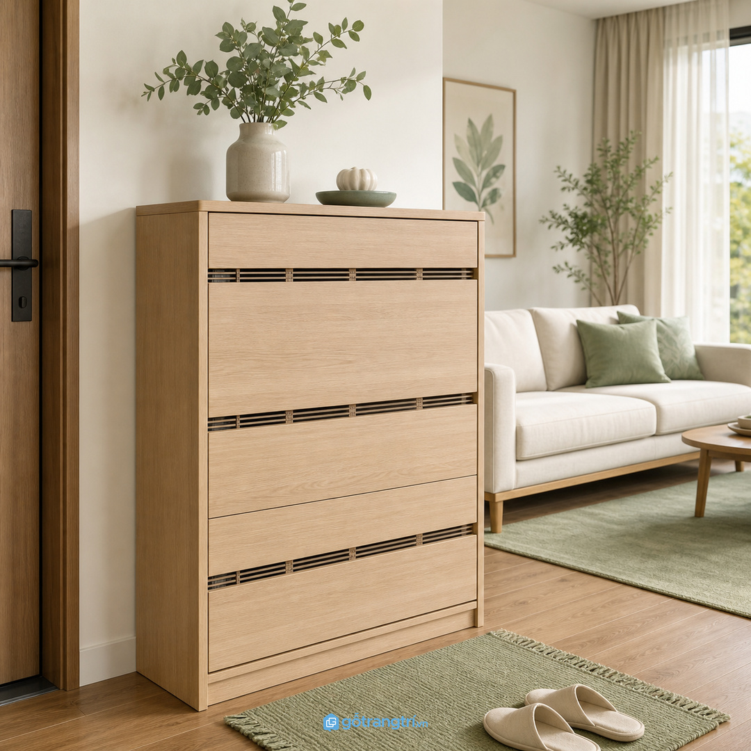 Đo chiều sâu tủ và chừa lối đi trước khi đặt làm