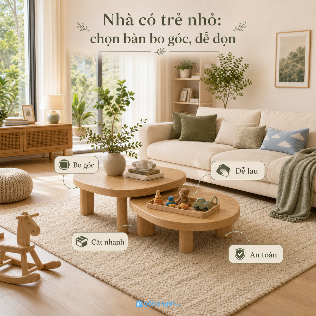 Chọn chiều cao và hình dáng để kéo ra không vướng