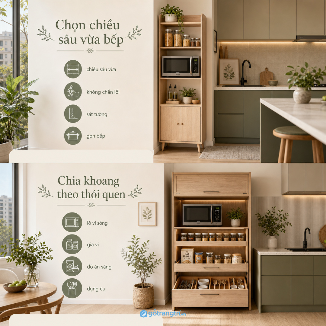 Chia khoang theo thói quen chứ không chia đều cho đẹp