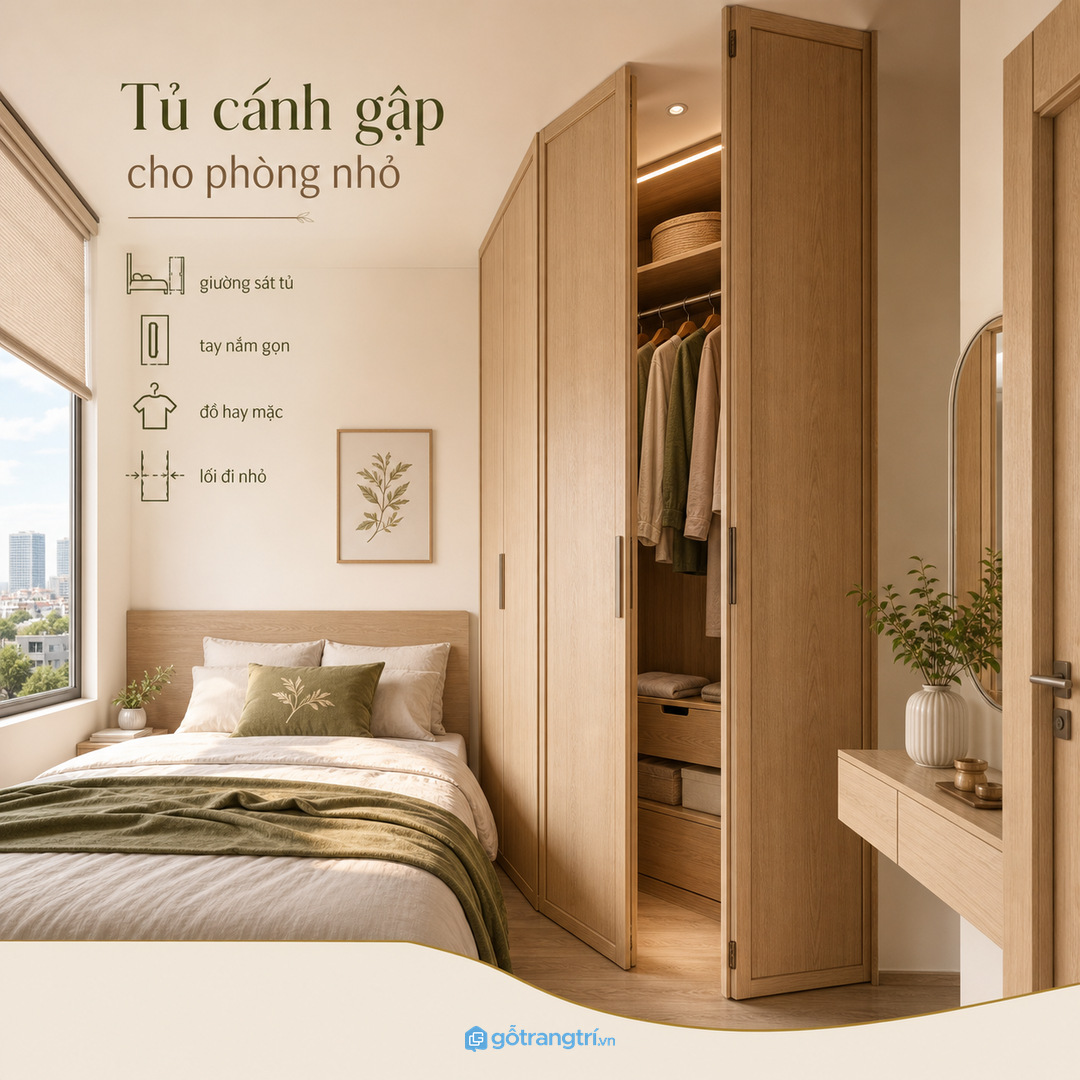 Chọn phụ kiện cánh gập chắc nhưng thao tác nhẹ