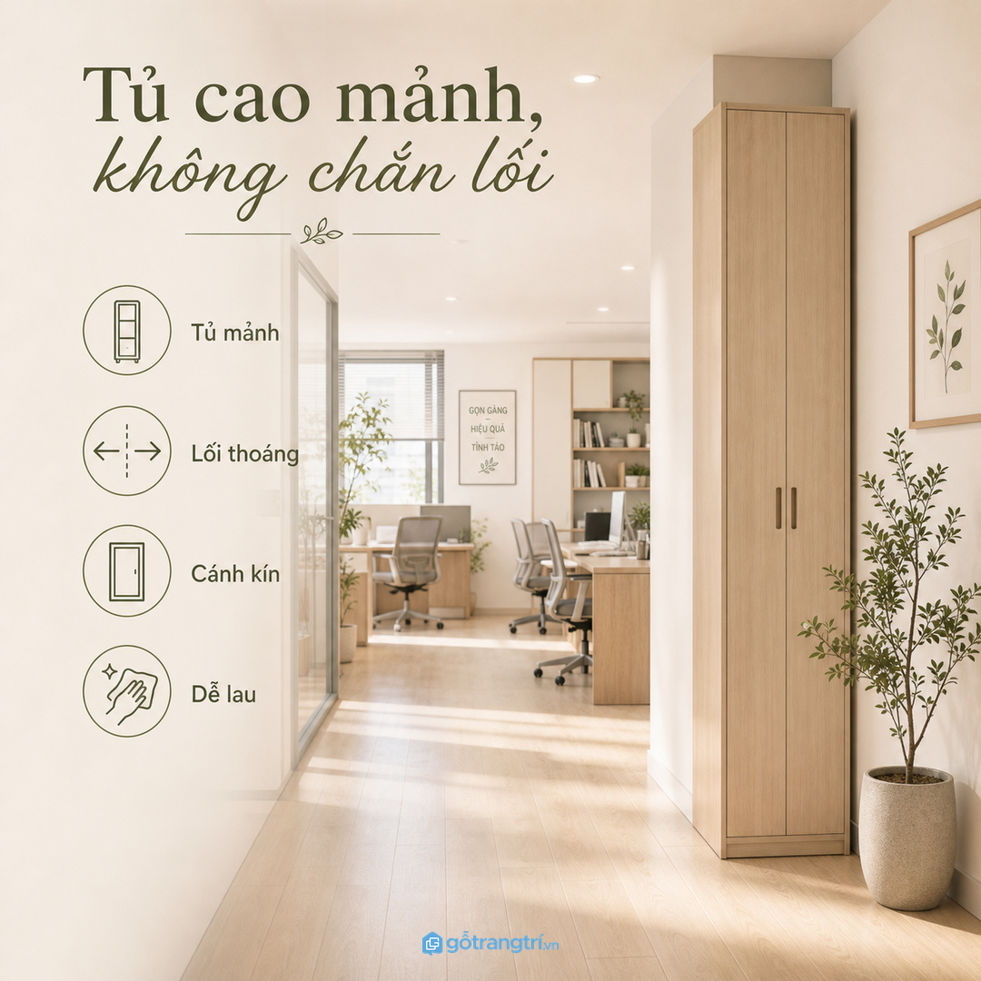Chia khoang đứng cho thang, cây lau và dụng cụ dài
