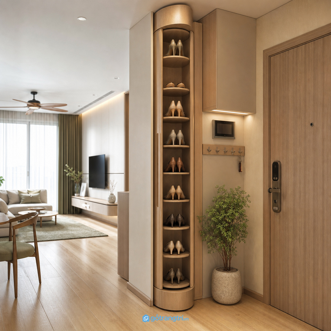 Chọn phụ kiện xoay chắc và khoang tủ dễ thoáng khí