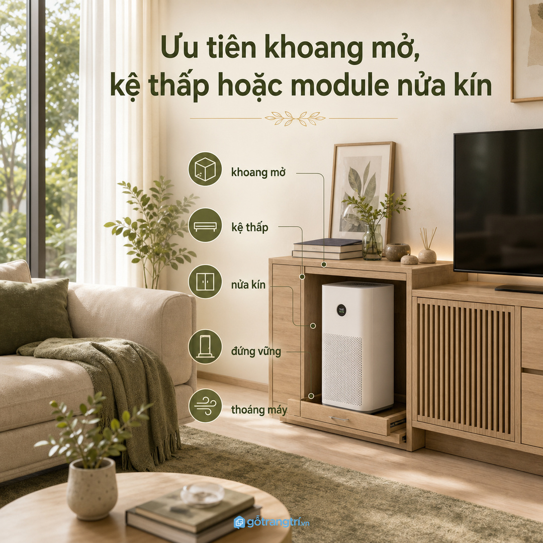 Khoang mở, kệ thấp và bánh trượt giúp vệ sinh màng lọc dễ hơn