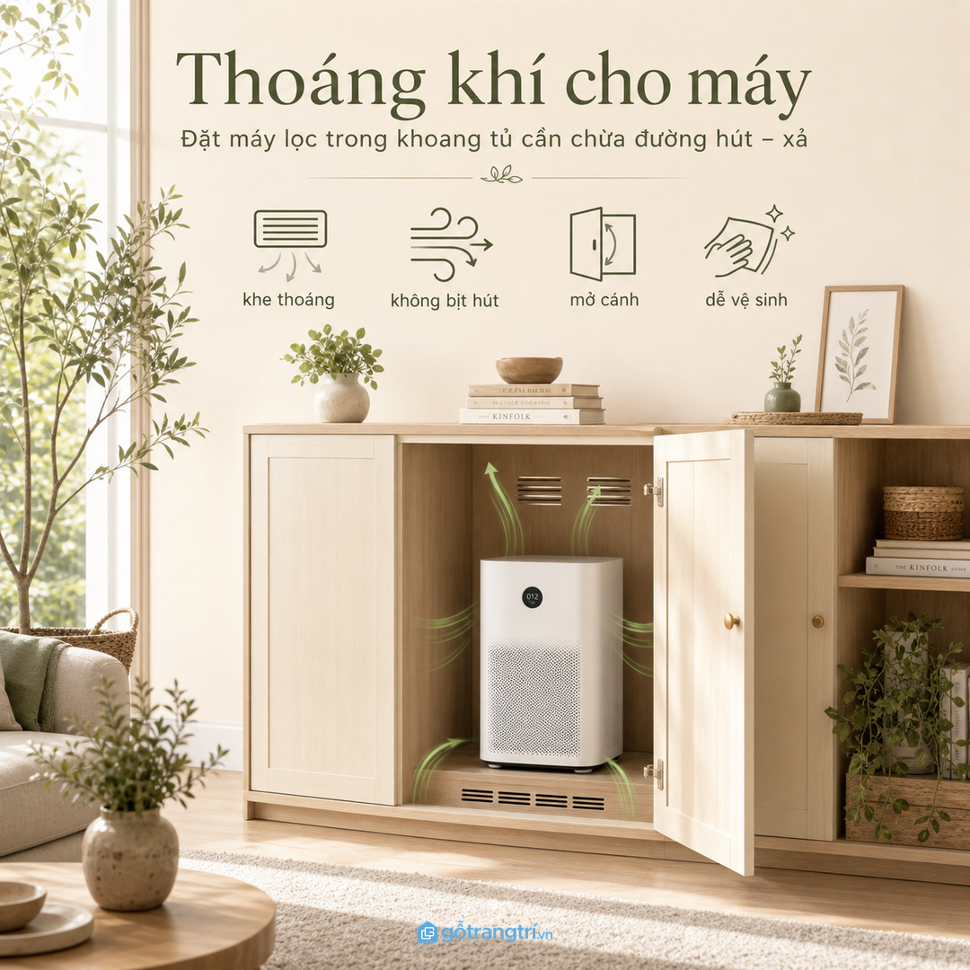 Cánh mở, khe thoáng và vị trí lấy máy quyết định trải nghiệm dùng