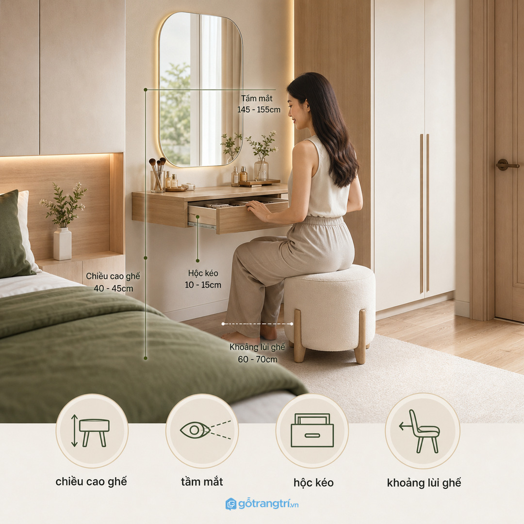 Chọn vật liệu, màu sắc và bo cạnh hợp căn hộ nhỏ