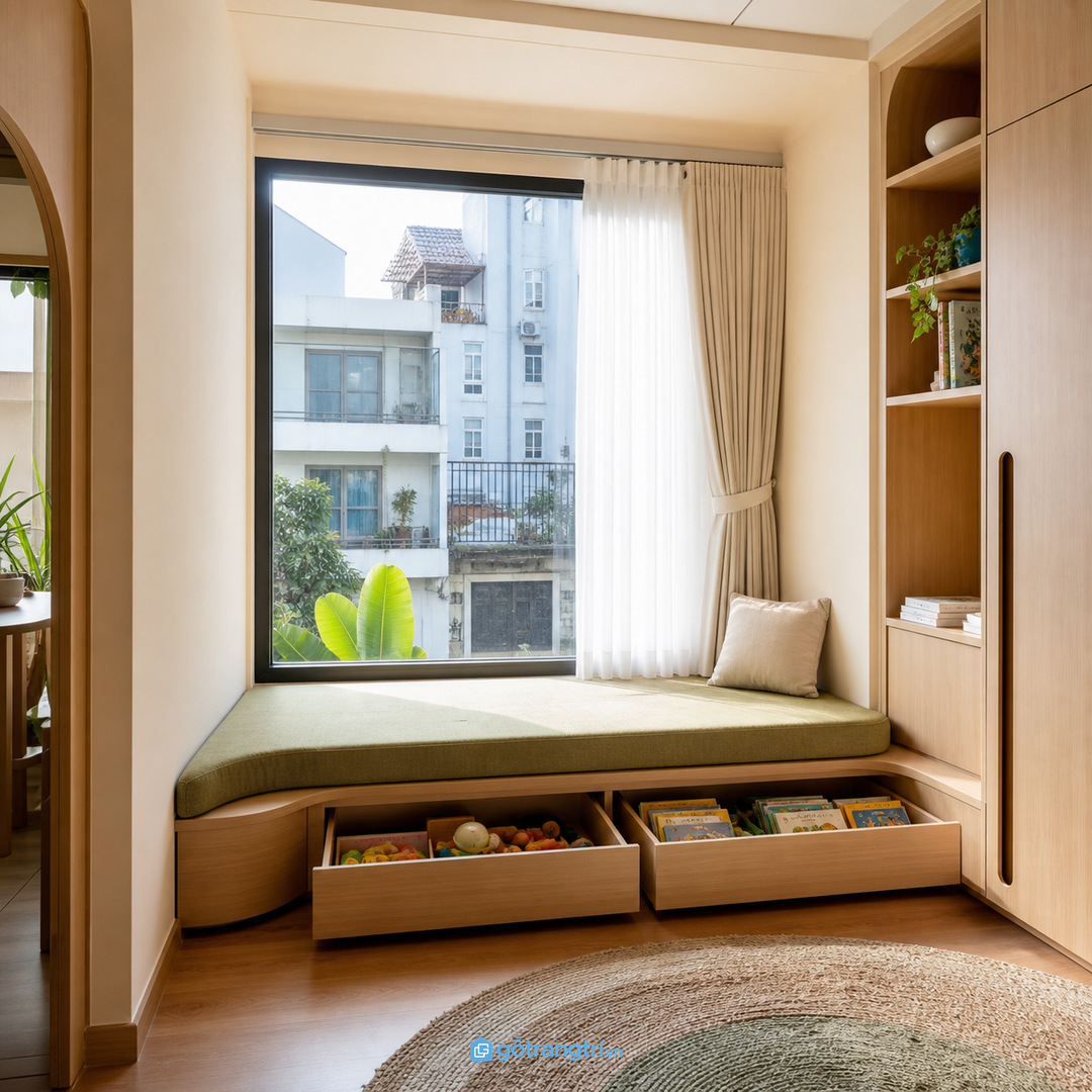 Giữ ánh sáng cửa sổ bằng màu sáng và chi tiết nhẹ