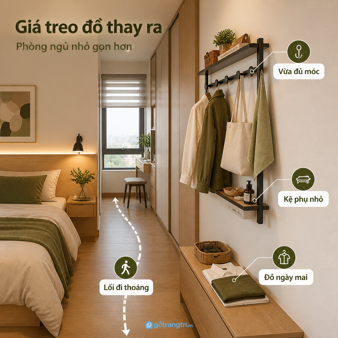 Ưu tiên vật liệu chắc, dễ lau và màu nhẹ