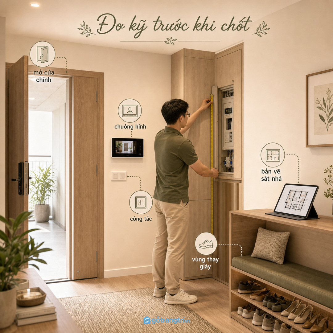 Đo kỹ điểm vướng trước khi chốt bản vẽ