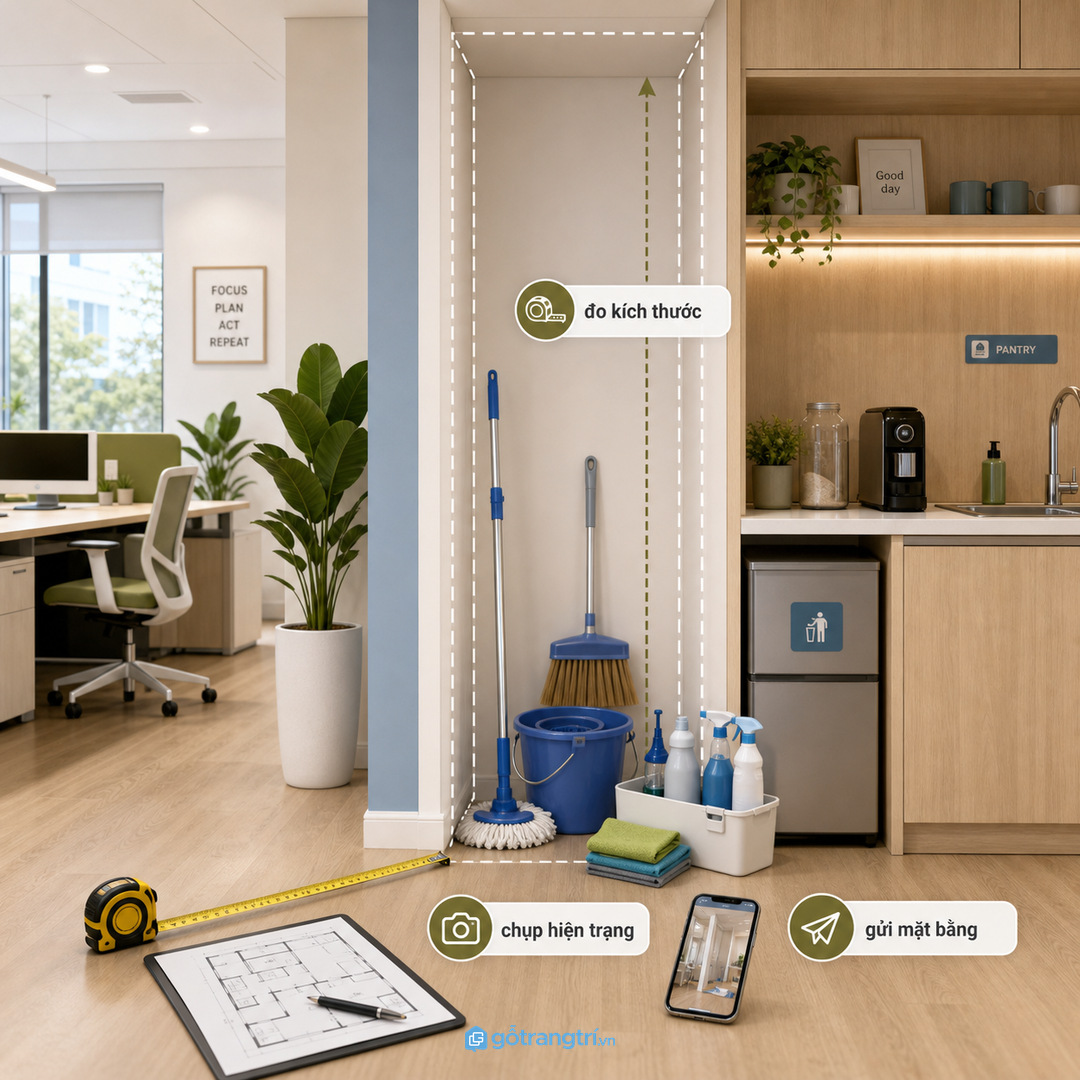 Ưu tiên bề mặt dễ lau, đế chống ẩm và màu sáng sạch